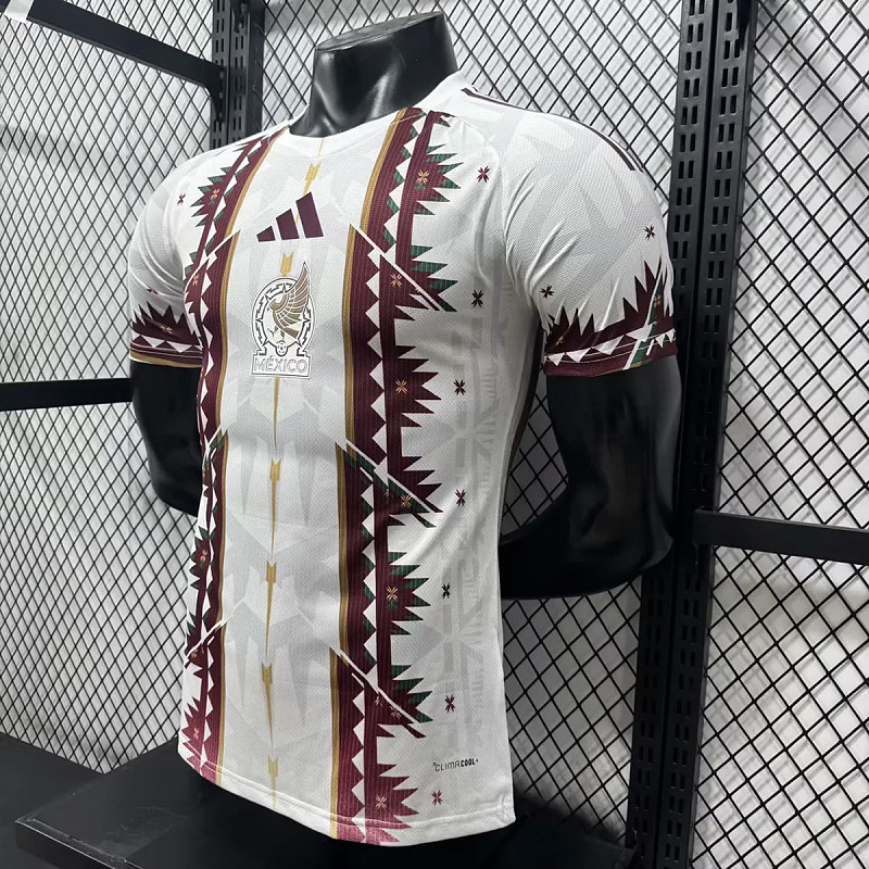 Messico Mexico White Maroon Player 6
