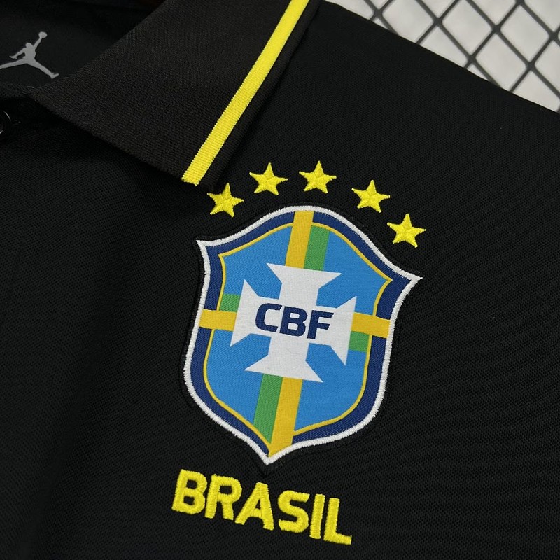 Brasile Brazil Black Polo 5