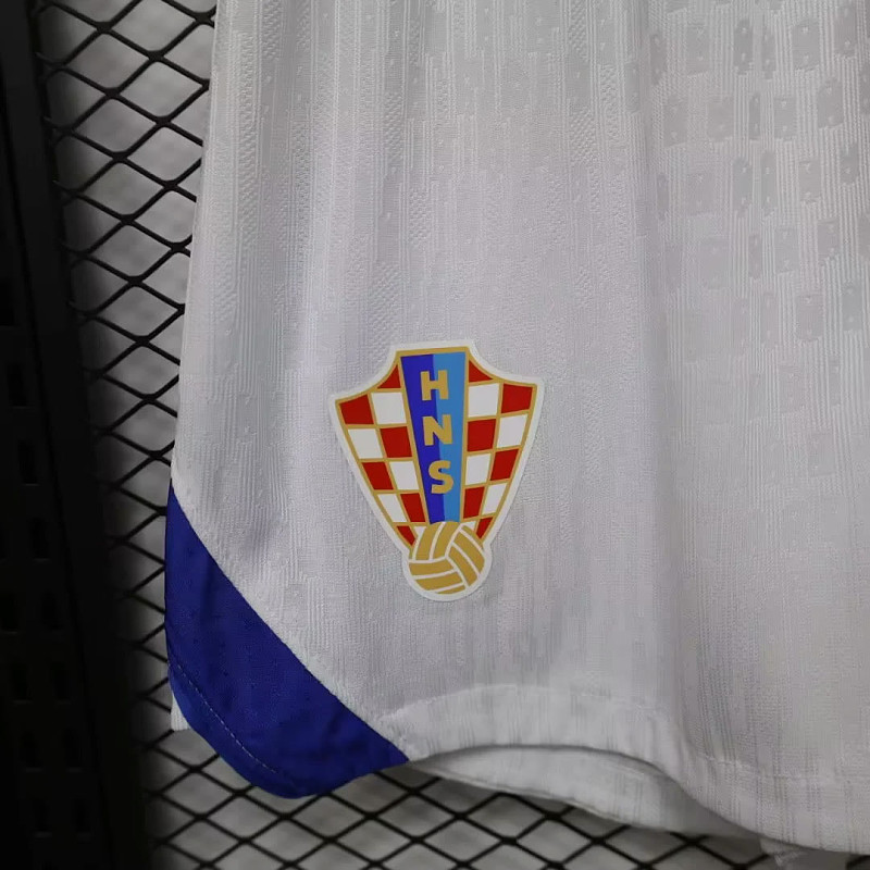 Croazia Croatia Home Player Soccer Shorts 8