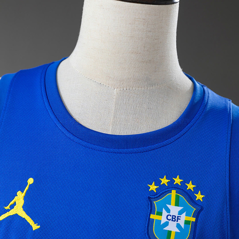 Brasile Brazil Training Vest Blue 6