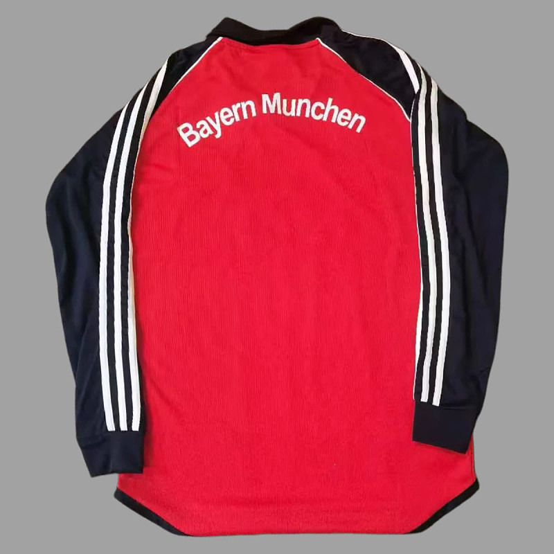 Bayern Munich 01/02 Bayern Munich Home Long Sleeve Retro 2