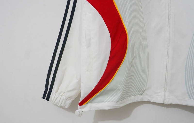 Germania Germany White Red Black Windbreaker 7
