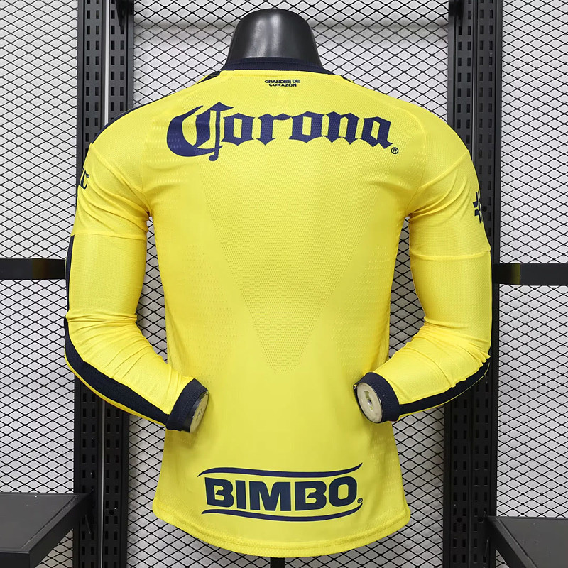 Messico 26/27 Club America Home Long Sleeve Player 2