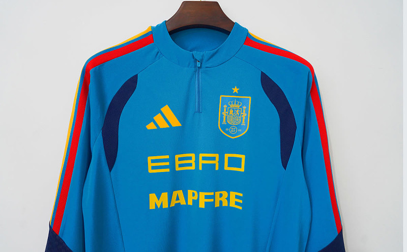 Spagna Spain Tiro Blue Training Top 8