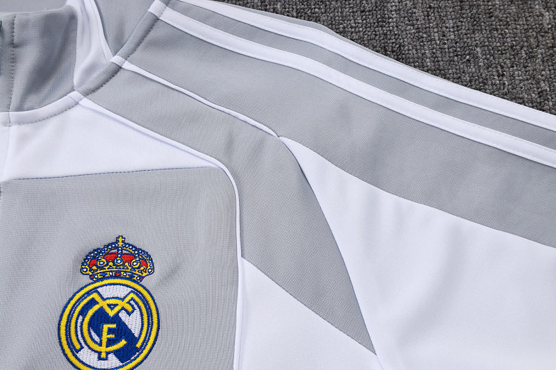 A2596# 2526长拉皇马灰配白-Real 25/26 Real Madri Jersey 12