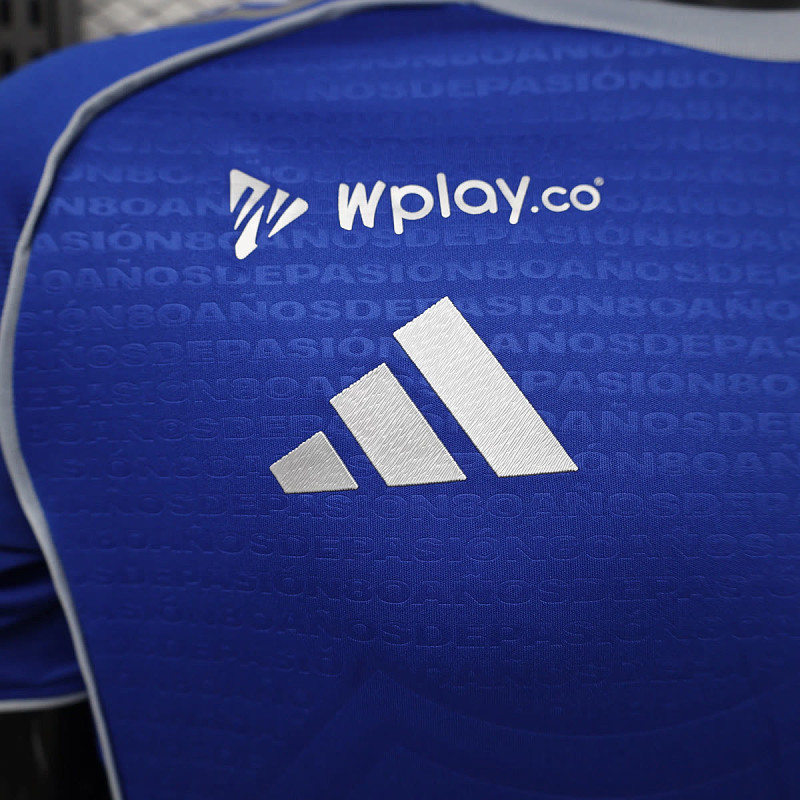 Millonarios Version Millonarios Home Player Version Soccer Jersey 8