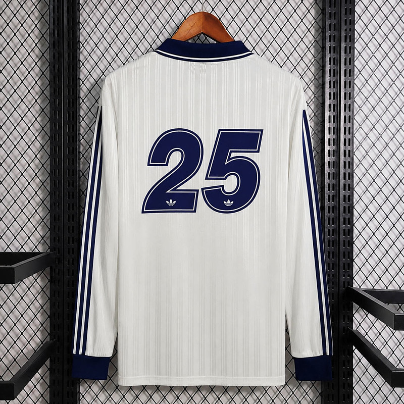 Adidas x Adidas x Oasis White Royal Blue Long Sleeve 2