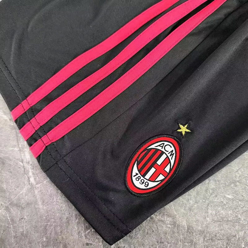 Milan 09/10 AC Milan Home Long Sleeve Kids Retro Size 16-28 4