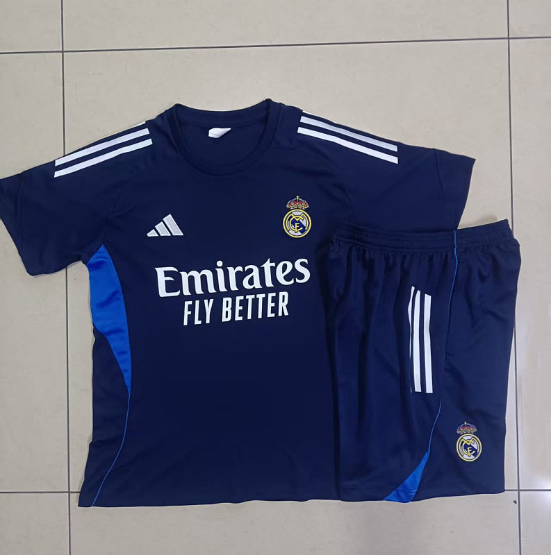 D25280# 2526短袖皇马宝兰（白色三边）-Real 25/26 Real Madri Jersey 2