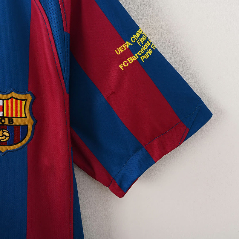 Barcelona 05/06 Barcelona Home Final Champions Version Retro 3