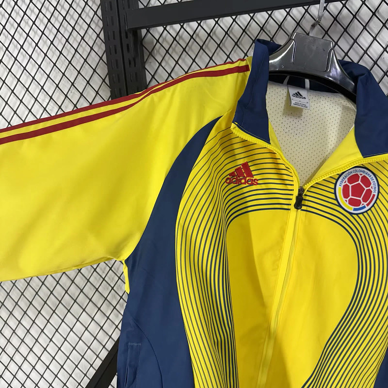 Colombia Colombia Retro Yellow Blue Windbreaker 3
