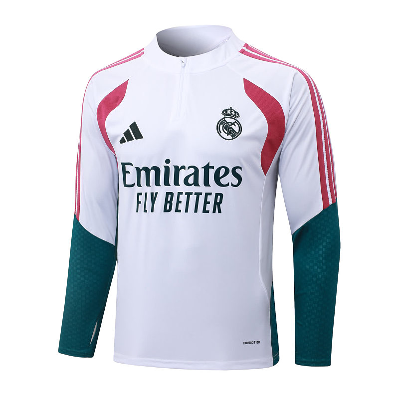 B26047# 2627半拉皇马白色（玫红配色）-Real 26/27 Real Madri Jersey 5