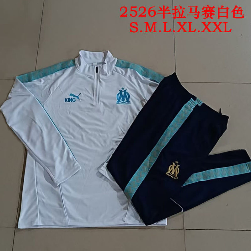 B25146# 2526半拉马赛白色-Marseilles 25/26 Marseilles Jersey 3