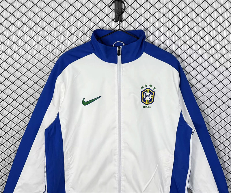 Brasile Brazil White Track Jacket 6