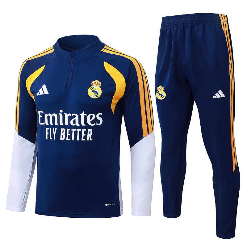 B26025# 2627半拉皇马宝兰（袖子白色）-Real 26/27 Real Madri Jersey 6