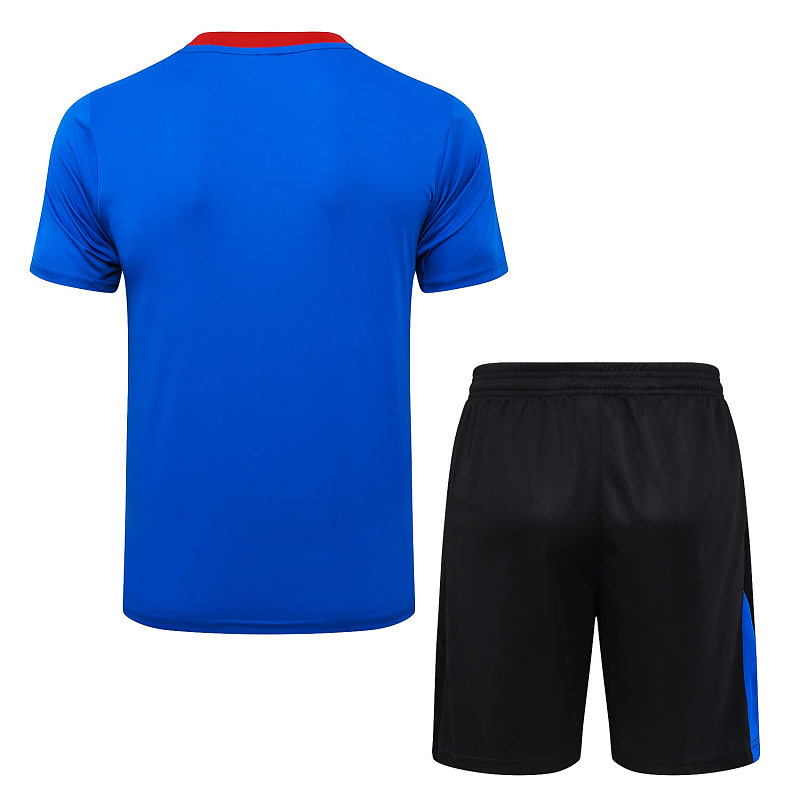 D25233# 2526短袖巴黎蓝红喷墨-Paris 25/26 Paris Jersey 9