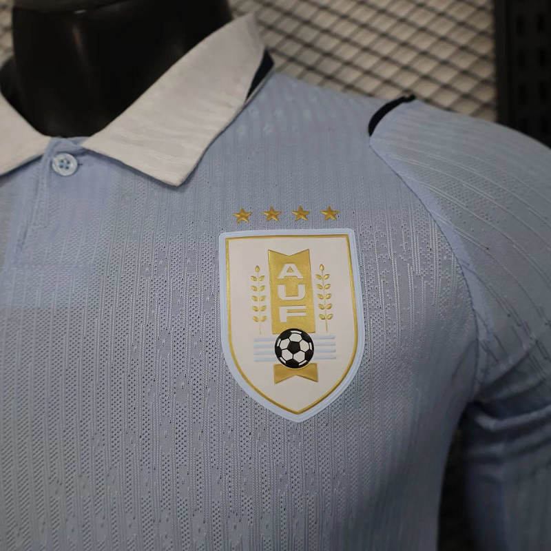 Uruguay Uruguay Home Long Sleeve Player 7