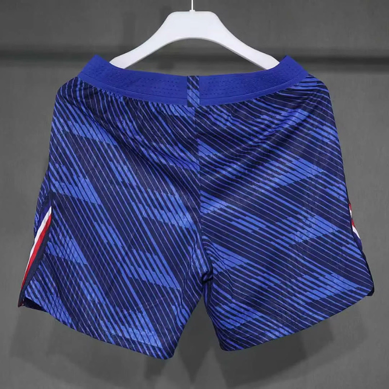 Francia France Home Blue Player Soccer Shorts 2