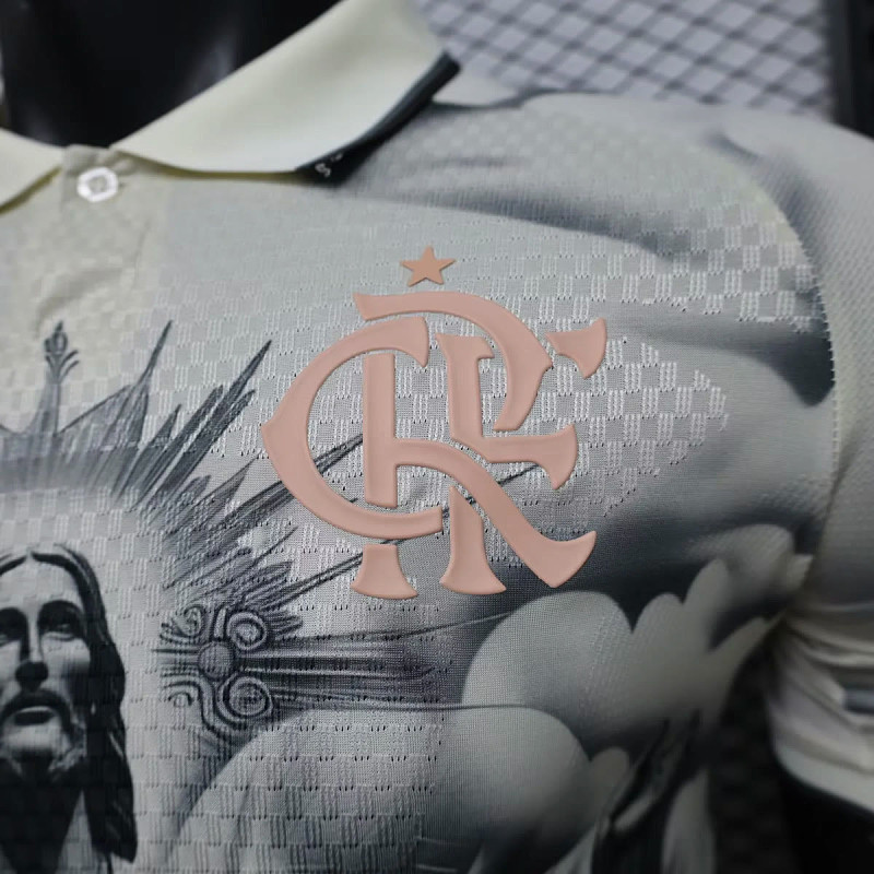 Flamengo Flamengo Jesus Christ Gray Black Player 8