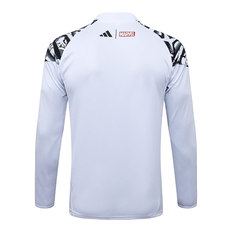 B25152# 2526半拉皇马白色（肩部喷墨）-Real 25/26 Real Madri Jersey 8