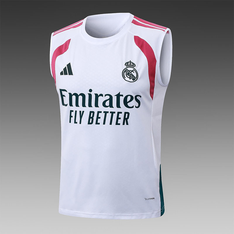 D26034# 2627背心皇马白色（玫红配色）-Real 26/27 Real Madri Jersey 4