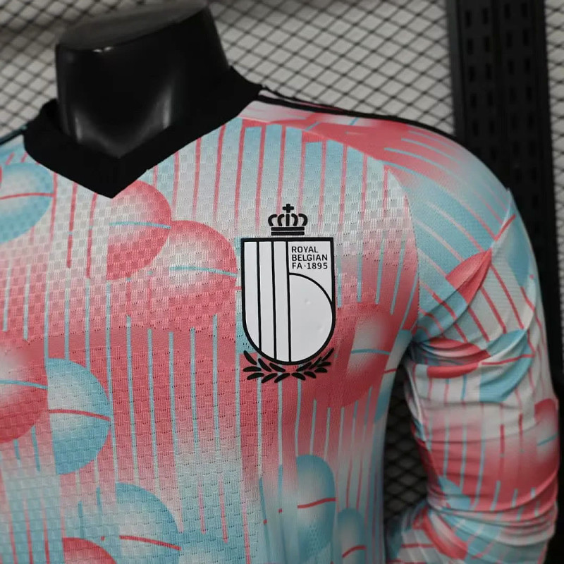 Belgio Belgium Away Long Sleeve Player 7