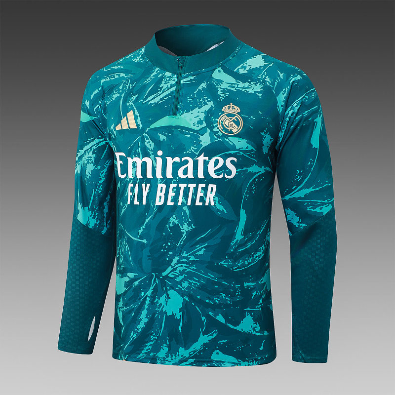 B26044# 2627半拉皇马深绿喷墨-Real 26/27 Real Madri Jersey 4