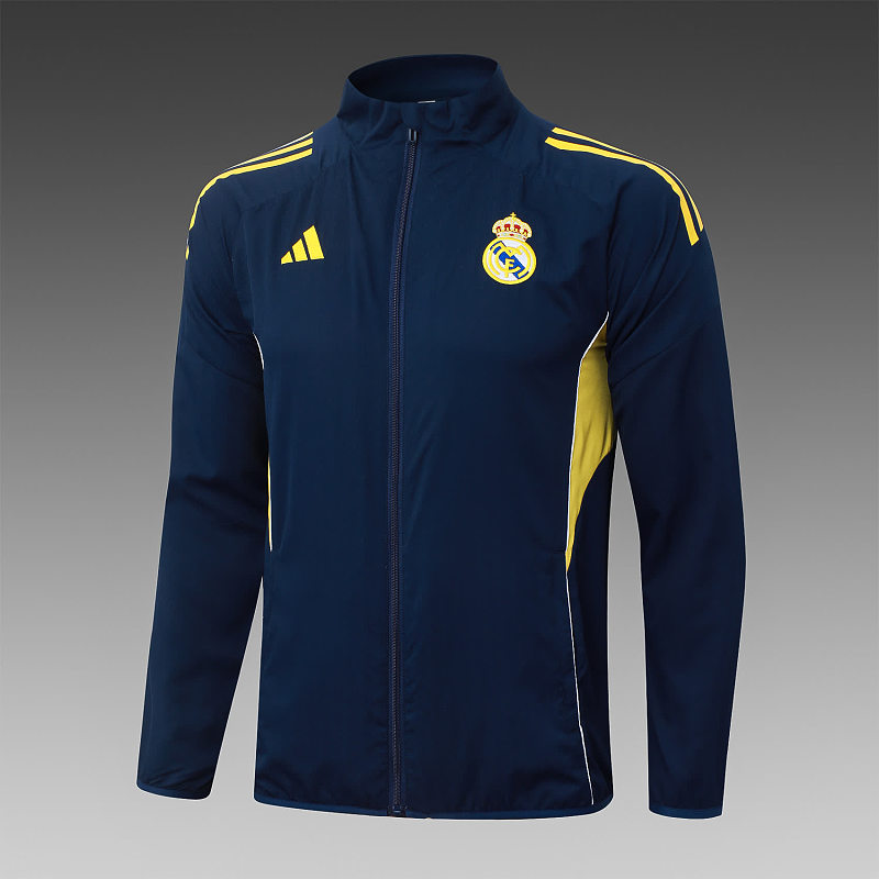 K26001# 2526长拉皇马宝兰风衣-Real 25/26 Real Madri Jersey 4