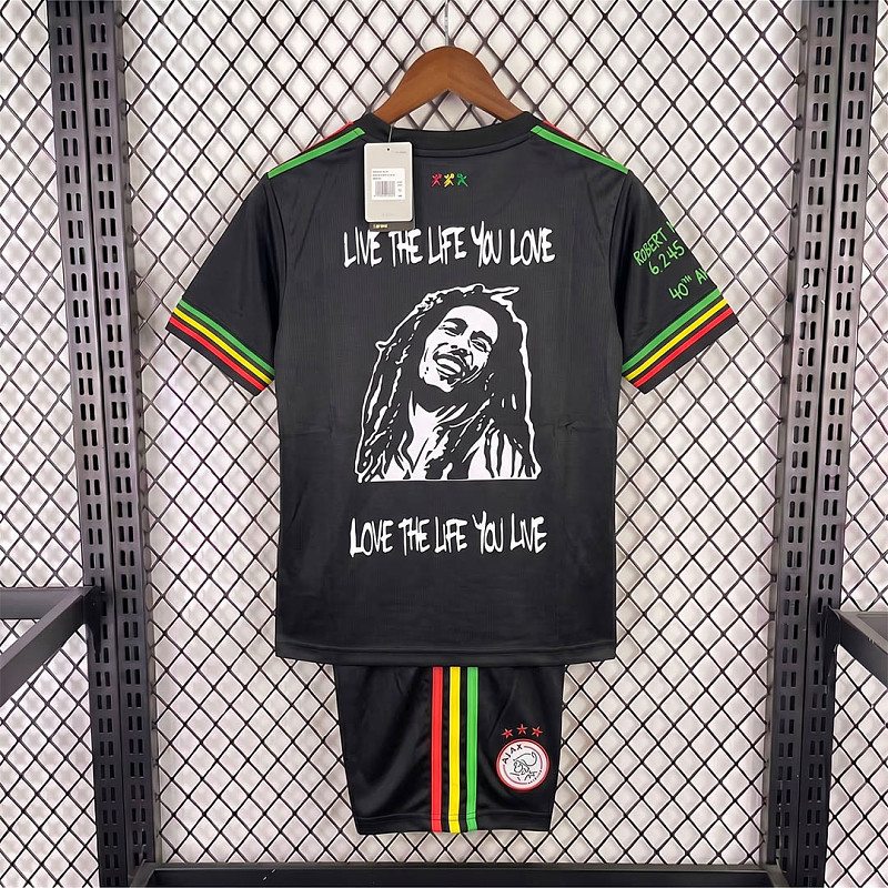 Ajax 21/22 Ajax Bob Marley Black Kids Size 16-28 2