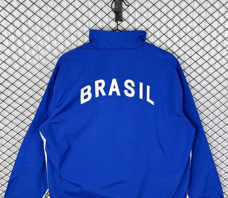 Brasile Brazil Blue Track Jacket 5