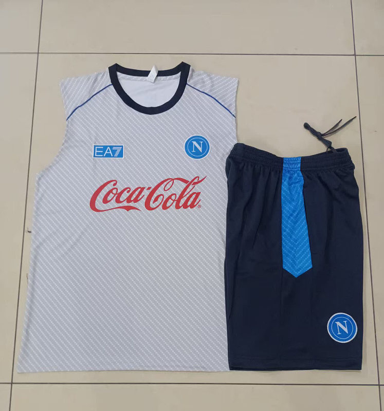 D25193# 2526背心那不勒斯浅灰喷墨 25/26 Naples Jersey 2