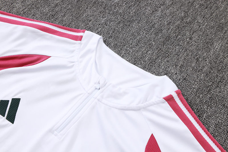 B26047# 2627半拉皇马白色（玫红配色）-Real 26/27 Real Madri Jersey 11