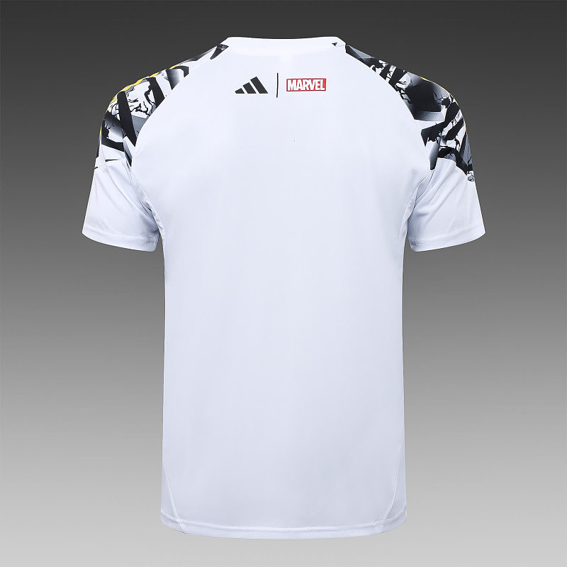 D25274# 2526短袖皇马白色（袖子喷墨）-Real 25/26 Real Madri Jersey 7