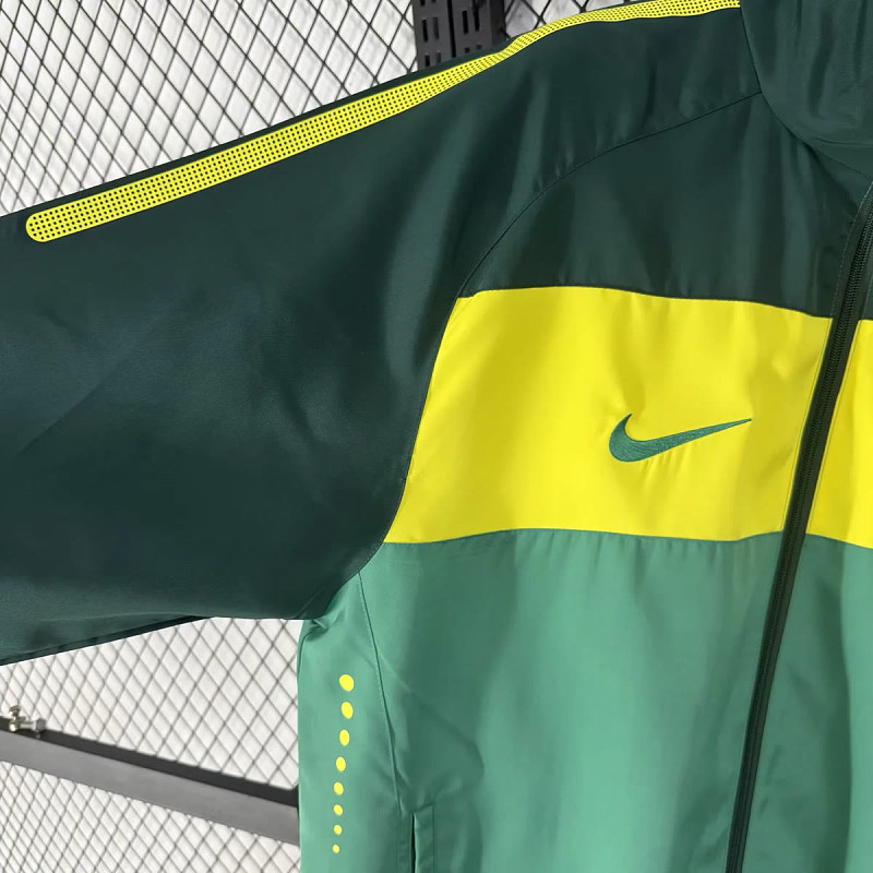Brasile Brazil Green Windbreaker 3