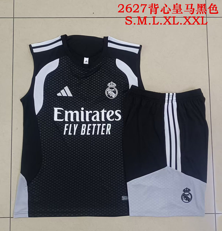 D26013# 2627背心皇马黑色-Real 26/27 Real Madri Jersey 3