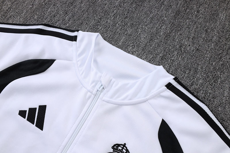 A26017# 2627长拉皇马白色(黑色配色）-Real 26/27 Real Madri Jersey 11