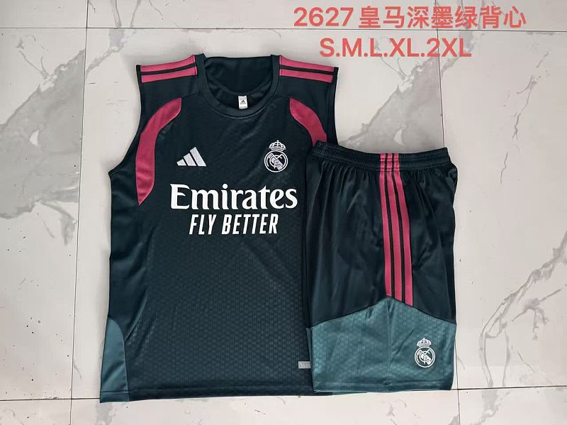 D26037# 2627背心皇马深墨绿-Real 26/27 Real Madri Jersey 2