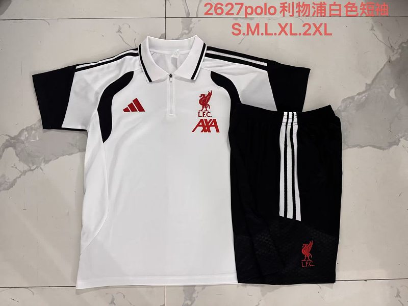 C2625# 2627POLO利物白色（配五分裤） C2625# 2627POLO （ ） 2