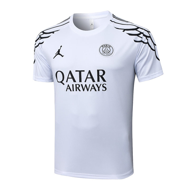 D25210# 2526短袖乔丹巴黎白色兰喷墨-Paris 25/26 Paris Jersey 5
