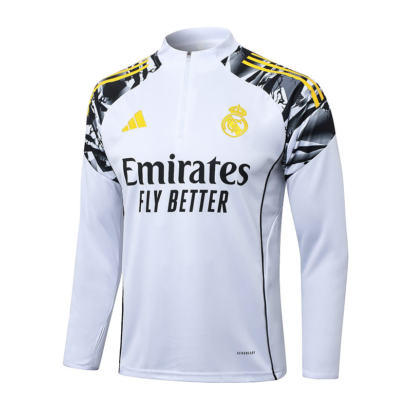 B25152# 2526半拉皇马白色（肩部喷墨）-Real 25/26 Real Madri Jersey 5