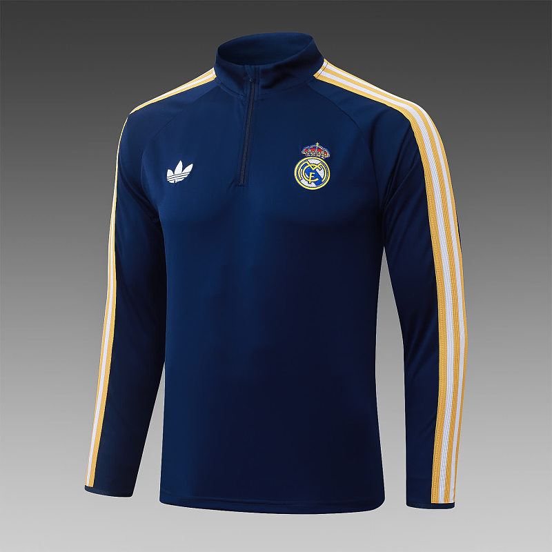 B26028# 2627半拉皇马深宝兰-Real 26/27 Real Madri Jersey 4