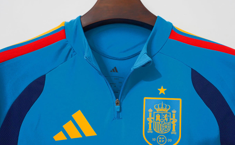 Spagna Spain Tiro Blue Training Top 4
