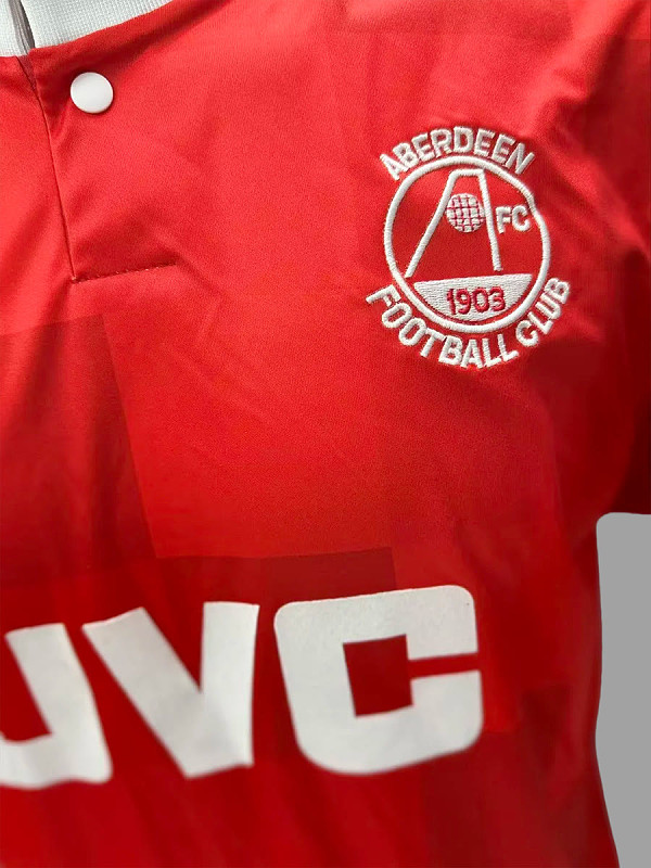 Aberdeen Soccer 87/90 Aberdeen Home Retro 5