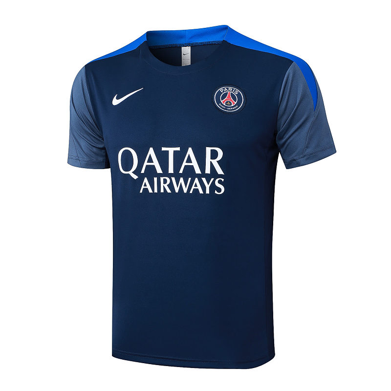 D25175# 2526短袖巴黎宝蓝（肩部彩兰）-Paris 25/26 Paris Jersey 5