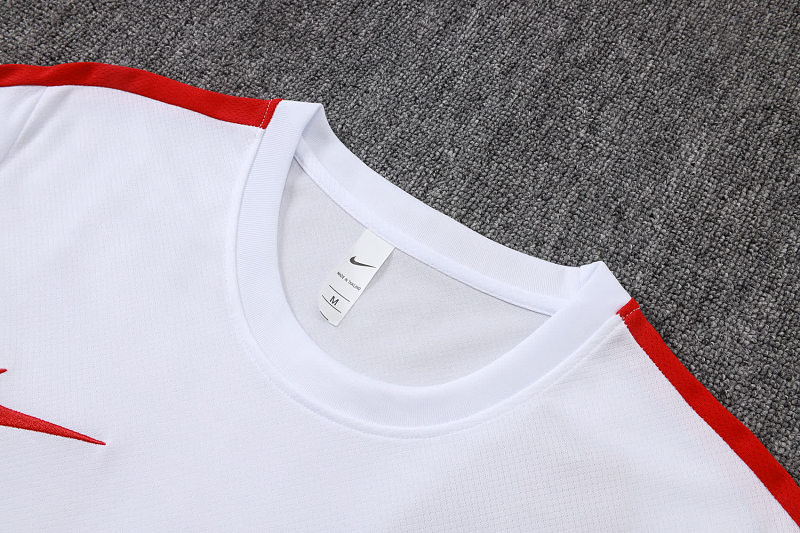 J26034# 2627短袖巴黎白色（配红色）-Paris 26/27 Paris Jersey 10