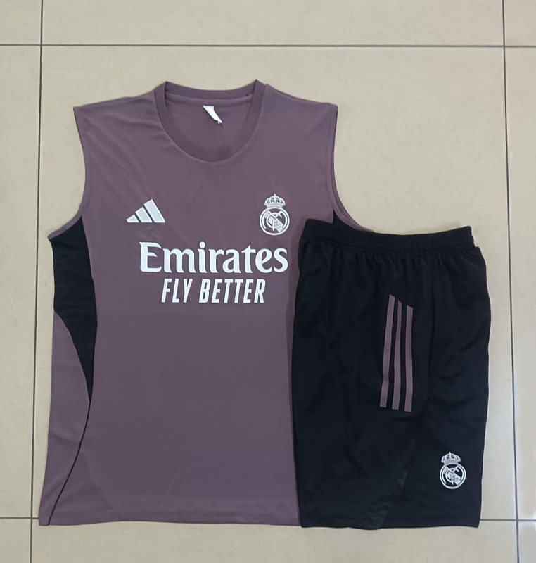 D25277# 2526背心皇马灰紫-Real 25/26 Real Madri Jersey 2