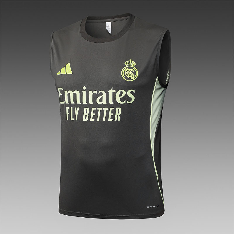 D25166# 2526背心皇马灰绿-Real 25/26 Real Madri Jersey 4