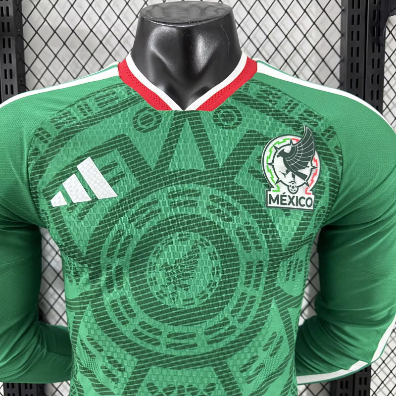 Messico Mexico Home Long Sleeve Player 9