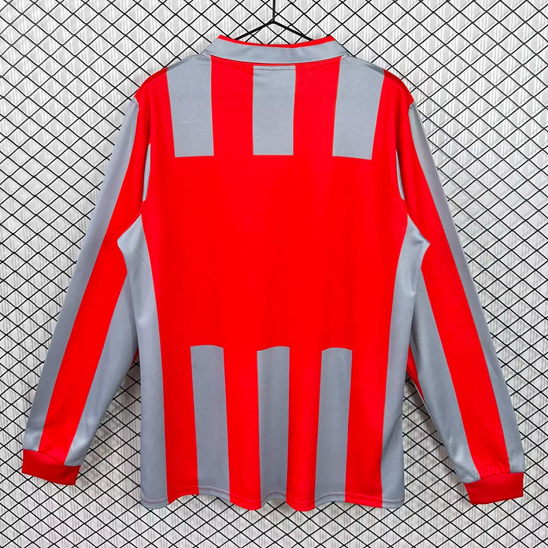 Cremonese 95/96 US Cremonese Home Long Sleeve Retro 2