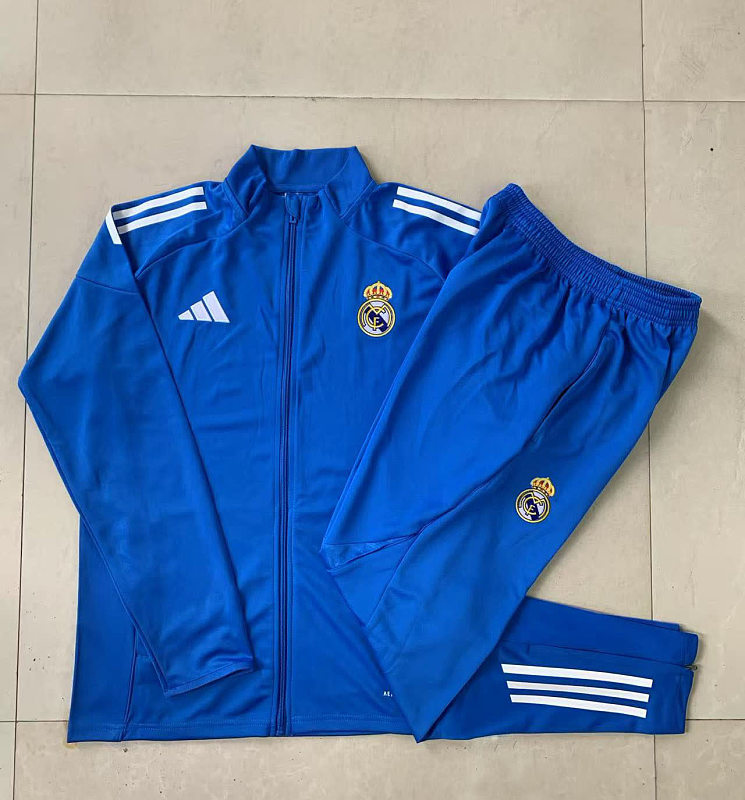 A2575# 2526长拉皇马湖兰（白色三边）-Real 25/26 Real Madri Jersey 3